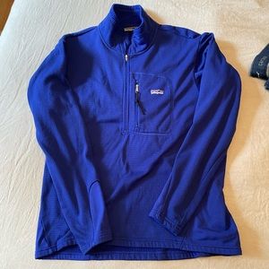 Men’s Patagonia Quarter-Zip Large Blue